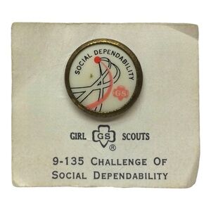 Social Dependability Girl Scouts Pin